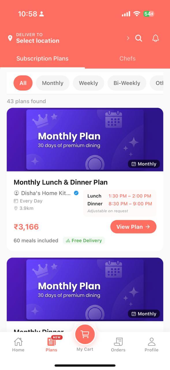 Subscription plans