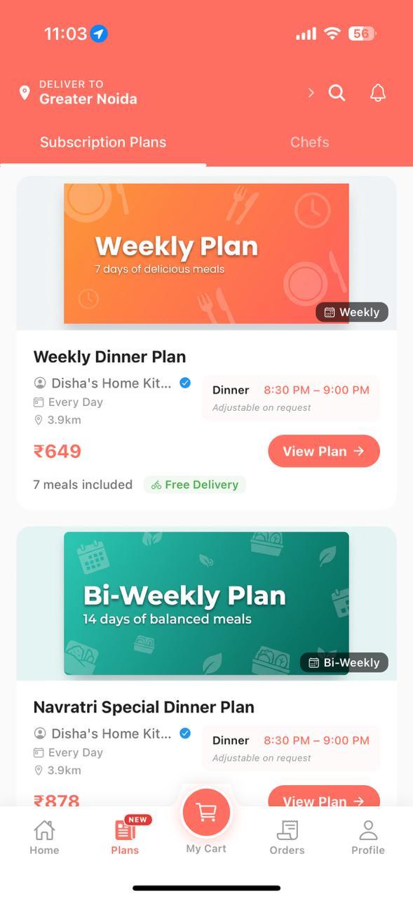 Subscription plans — comparison